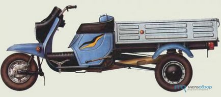 Strădar al motocicletelor moderne - scuterul cu motor și mega obzor