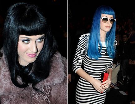 Coafuri si culori de par Katy Perry