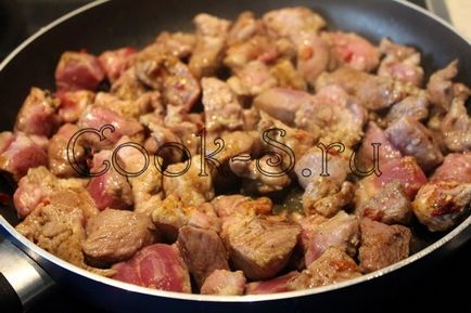 Ingredientul de carne de porc - o rețetă pas cu pas cu fotografii, vase de carne