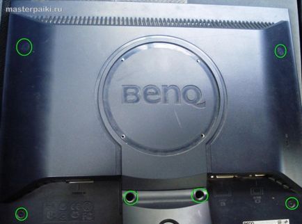 Розбирання і ремонт жк монітора benq fp91g (q9t4)