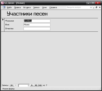 Розробка навчальна бази даних (бд) musicshop