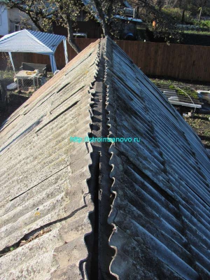Repararea creastei acoperișului