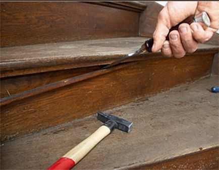 Restaurarea unei scări de lemn cu propriile mâini, descrierea procesului
