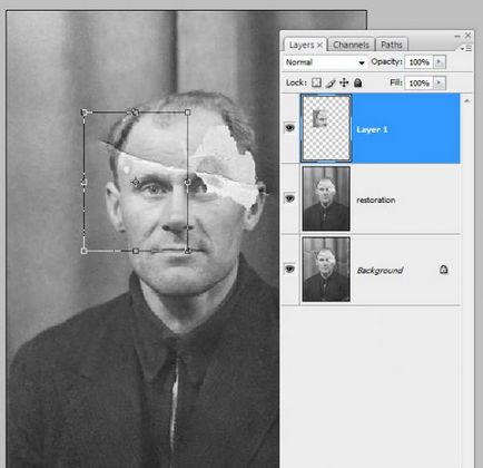 Restaurarea unei fotografii vechi în Photoshop - Fotografii