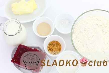 Recept otthon fánk élesztő tészta lekvárral