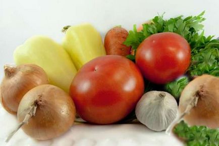 Рецепт приготування рагу овочевого з м'ясом індички