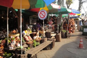 Chatuchak Market Bangkok, fotók, hogyan juthat