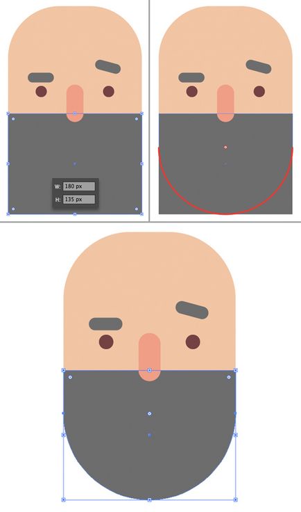 Döntetlen a karakter egy hippi stílus Adobe Illustrator