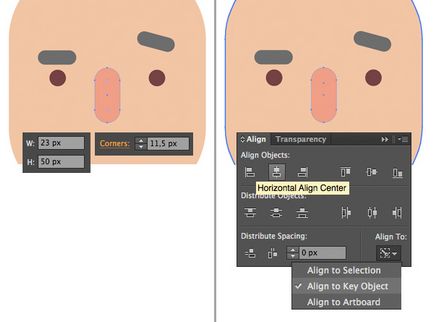 Döntetlen a karakter egy hippi stílus Adobe Illustrator