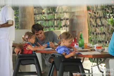 Federer és mikrokozmosz (mikrokozmosz) Roger Federer és Mirka