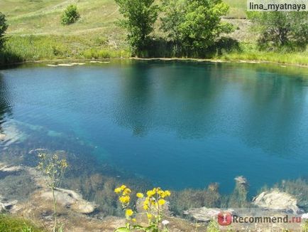 Rusia, regiunea Samara, raionul Sergievsky, lac albastru - 