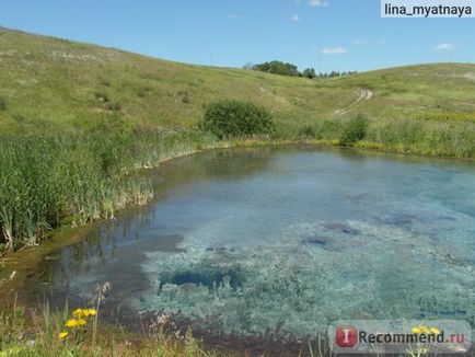 Rusia, regiunea Samara, raionul Sergievsky, lac albastru - 