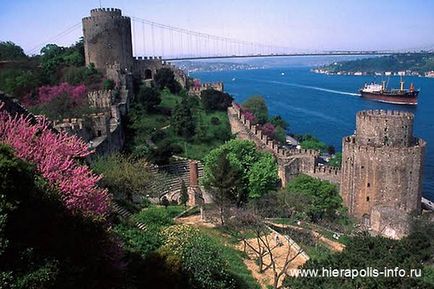 Rumeli Hissars din Istanbul, cetatea lui Rumelihisary