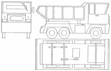 Basculanta din hartie, model-constructor