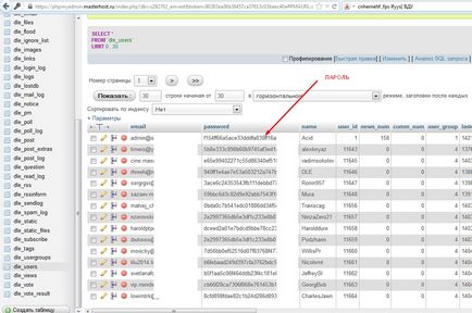 Resetarea parolei de administrator dle prin phpmyadmin, blogul programatorului