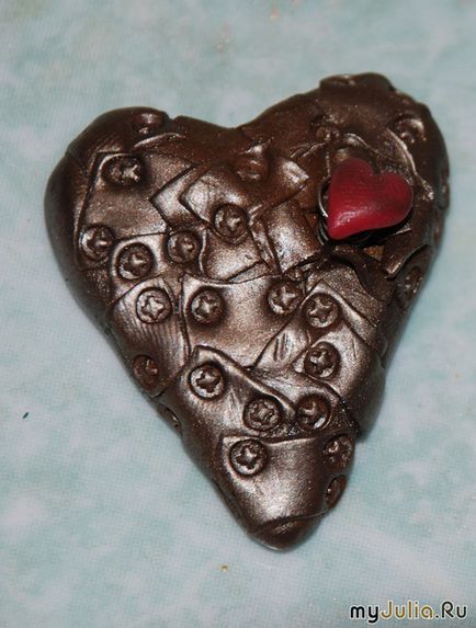 Серце з металу майстер-клас по роботі з полімерною глиною рукоділля - жіноча соціальна мережа