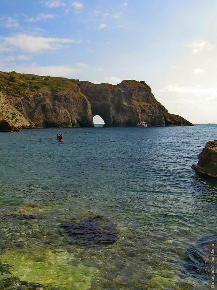 Sevastopol - Capul Fiolentului - Grota din Diana, vârful margaretei turistice