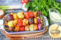 Shish kebab de la champignons, ciuperci ciuperci, retete cu o fotografie pentru 22 de retete