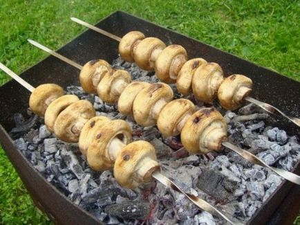 Shish kebab din campioni pe rețete de marinadă și gătit