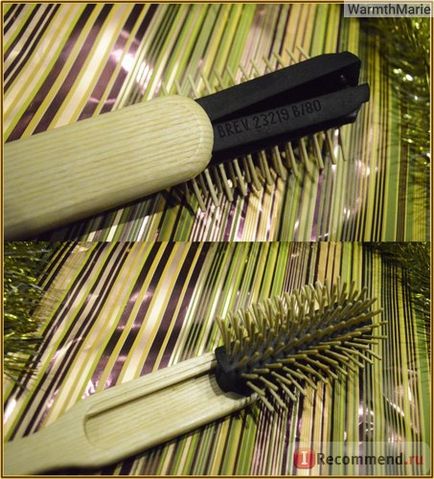 Pensulă de lemn mare de 22 cm tek (Italia) pliabilă - 