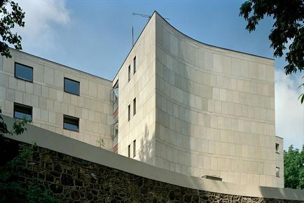 Pavilionul elvețian într-un campus internațional (pavillon suisse, cité internationale