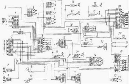 Sistemul de echipamente electrice de mașini și aparate de kamaz