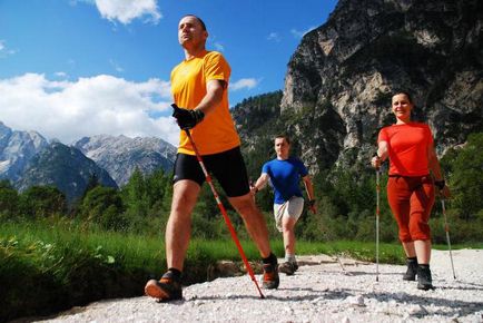 Nordic Walking véleménye, a technológia, az előnyök, ellenjavallatok