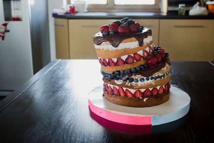 Скошений торт покроковий фото-рецепт відео
