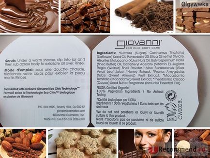 Скраб для тіла giovanni hot chocolate - «гарненький шоколадний скраб з iherb, універсальний для