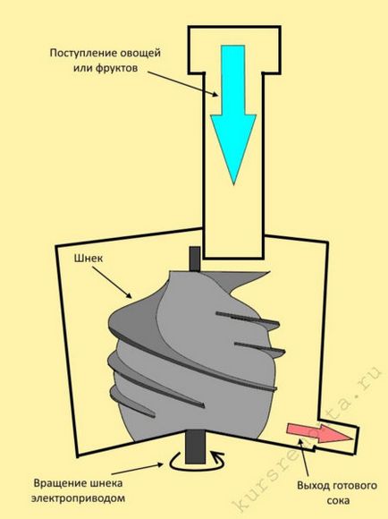 Соковижималка шнековая рейтинг кращих приладів для овочів і фруктів, відео та фото