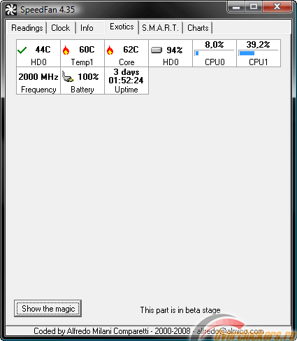 SpeedFan - Szerszám ventilátor szabályozás és monitoring rendszer hardver elemek