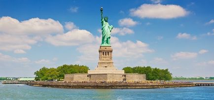 Статуя свободи в сша, нью-йорк - славнозвісний пам'ятник в Америці - planet of hotels