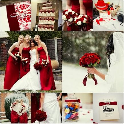 Весілля в малиновому кольорі - модне оформлення торжества