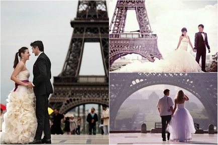 Весілля в Парижі фото і відео процесу, сценарій торжества і відгуки