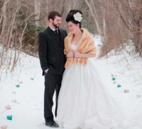 Весілля взимку декор, палітра і снігові деталі