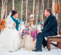 Nunți în decor de iarnă, detalii paletă și zăpadă