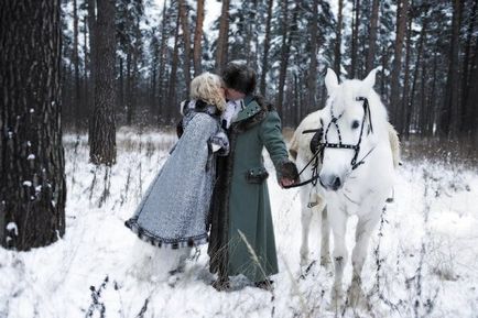 Весілля взимку декор, палітра і снігові деталі