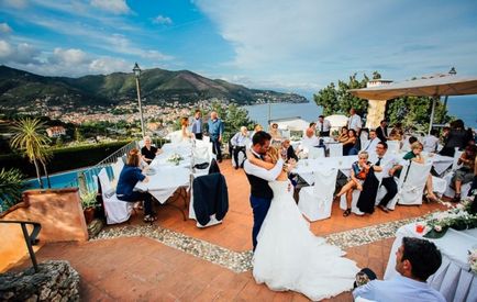 Ceremonia de nunta in Liguria - imagine de ansamblu a Italiei