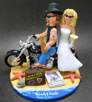 Tort de biker de nunta - ea - moto