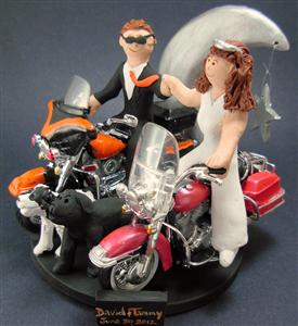 Tort de biker de nunta - ea - moto