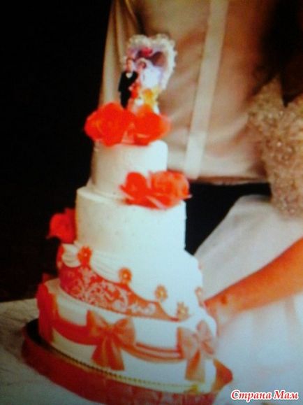Весільний тортик маленький мк - торти, капкейкі, тістечка, солодощі з мастики - країна мам