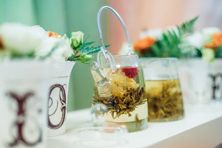 Весільне чаювання - чайний столик