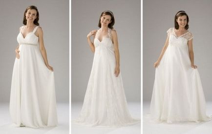 Rochie de mireasa pentru femei insarcinate (rochie) Rochie de mireasa pentru femei gravide