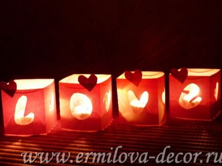 Свічки для романтичного вечора майстер клас