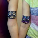 Raccoon tetoválás - azaz tervez a lányok és a fiúk, fotó