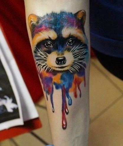 Tattoo mosómedve érték tetoválás, 33 fényképek, rajzok (tetoválás) Tattoo érték mosómedve tetoválás, 33 fényképek, vázlatok