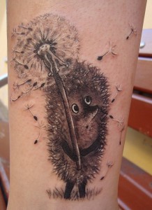 tetoválás sündisznó
