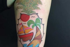 Татуювання з ананасом значення, сенс, готові роботи - 33 фото, Юрец молодець
