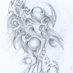 Tatuaj în stilul biomecanicii de sex masculin și feminin, fotografie, schițe de biomecanică a tatuajelor (biomecanică) Tatuaj în stilul de biomecanică masculin și feminin, fotografie, schițe de biomecanică tatuaj