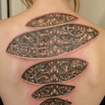 Tattoo stílus biomechanika hím és nőstény, fotó, tetoválás vázlatok biomechanika